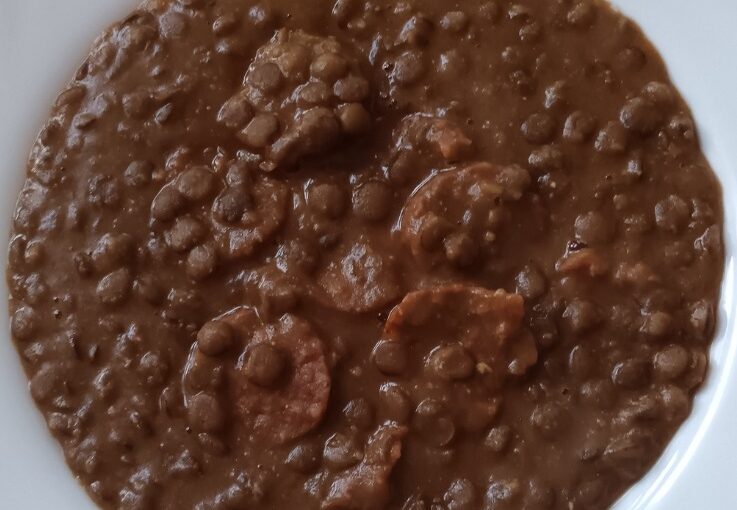 fokhagymás lencsefőzelék